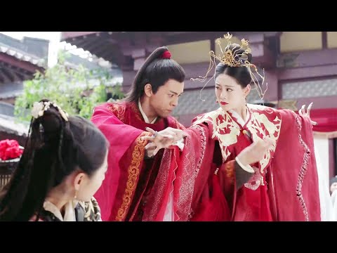 On the wedding day, a witch kidnapped the martial arts-savvy groom.