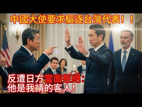 中國大使當場要求驅逐台灣代表，反遭日方當面拒絕：他是我請的客人！