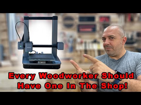 EASY 3D Printers Belong In The Woodshop! The AnkerMake M5C Made Me Love 3D Printers!