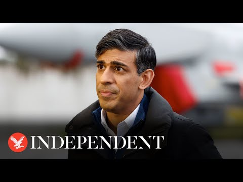 Watch Again: Rishi Sunak visits military base in Poland alongside Nato chief
