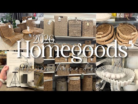 NEW HOMEGOODS HOME DECOR 2026 \\ NEW OUTDOOR FURNITURE , RUGS AND VASES!