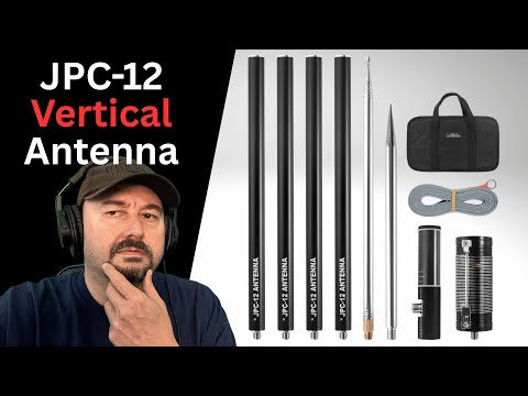 Best PORTABLE Vertical HF Antenna for Ham Radio!? JPC-12