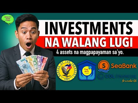 4 INVESTMENTS Na Pwede Simulan Sa Maliit Na Puhunan (Investment Tips)