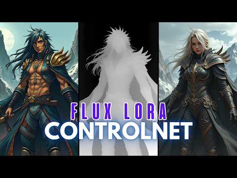 Flux ControlNet Lora's Depth & Canny Perfect For Low VRAM GPU's!