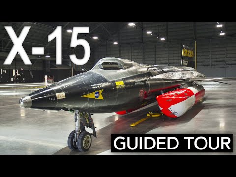 Detailed tour around the Mach 6.7 North American X-15.
