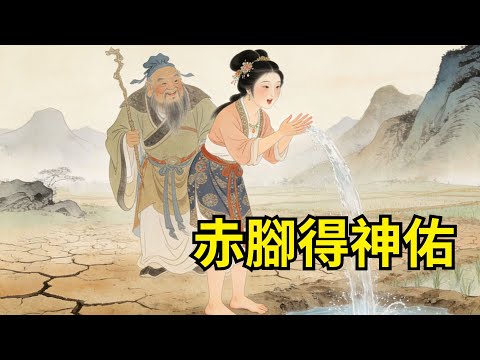 新郎嫌新娘腳大退婚,轉娶小腳千金!花轎過河突沈底,新娘卻因當日赤腳追轎被山神認作義女,百年旱災獨她田湧清泉!#情感 #生活 #民間故事 #故事分享 #感人故事