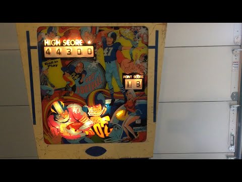 Gottlieb Pro Football EM Pinball Repair (Problems and Fixes)!
