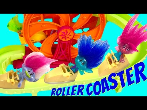 Trolls Movie Poppy Branch Ride Roller Coaster