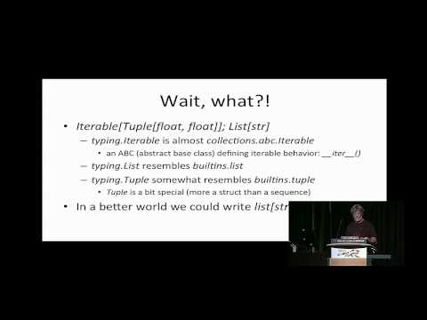 Type Hints  - Guido van Rossum - PyCon 2015