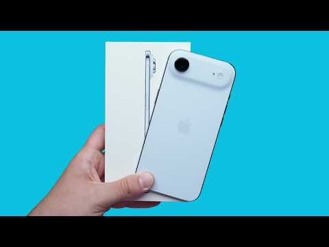iPhone Air Unboxing and First Impressions (Sky Blue)