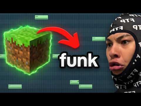 I made Brazilian FUNK using Minecraft sounds