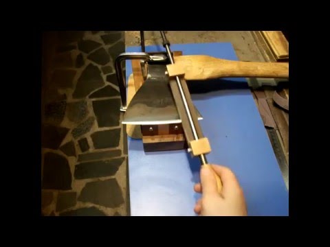 Как правильно заточить топор. Как точно выставить угол. How To Sharpen an Axe.