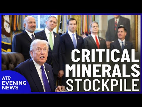 Trump Announces $12B Critical Mineral Stockpile, US-India Trade Deal | NTD Evening News (Feb. 2)