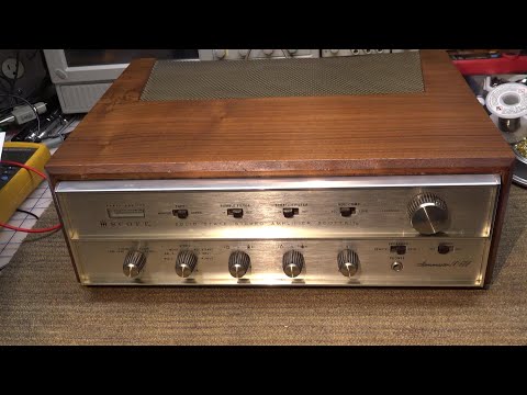 Scott LK-60b Stereo Amplifier Repair and Alignment