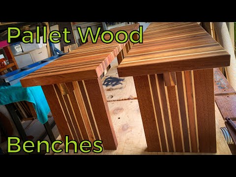 Pallet Wood Benches - How I make it