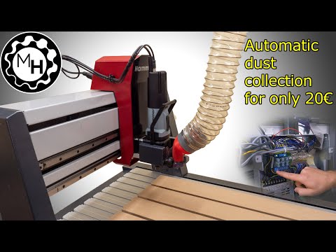 Automated CNC Dust Collection for just 20€
