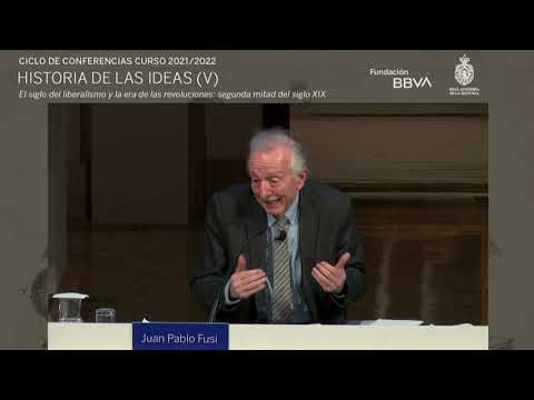 Conferencia de Juan Pablo Fusi - “Nación y nacionalismo: el frágil mapa de Europa”