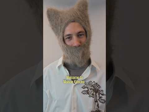 MAISON KITSUNÉ HAS A FASHION SHOW DURING PARIS FASHION WEEK! #shorts  #fashionweek