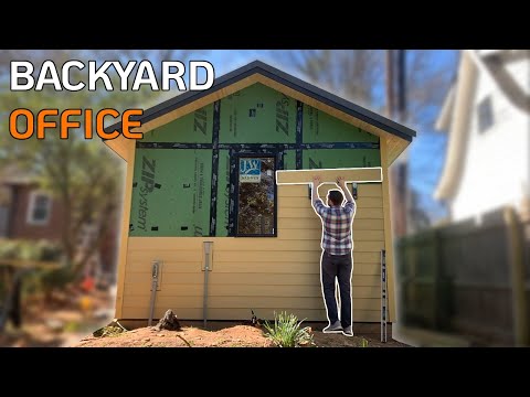 Starting our Backyard Office : Structure & Exterior