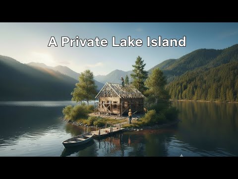 Building a Secret Solo Log Cabin on a Private Island