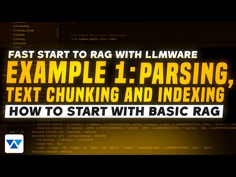 Parsing, Text Chunking and Indexing (Ex. 1): Fast Start to RAG (2024 update)