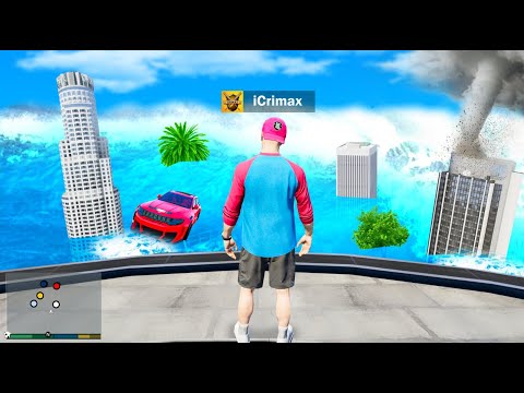 24 Stunden TSUNAMI ÜBERLEBEN in GTA 5!