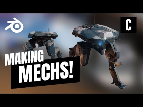 Making Mechs in Blender