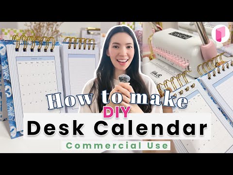 DIY Desk Calendar - Tutorial