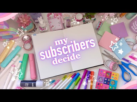 DRAWING what my SUBSCRIBERS tell me ✏️🎨 Sketchbook time!