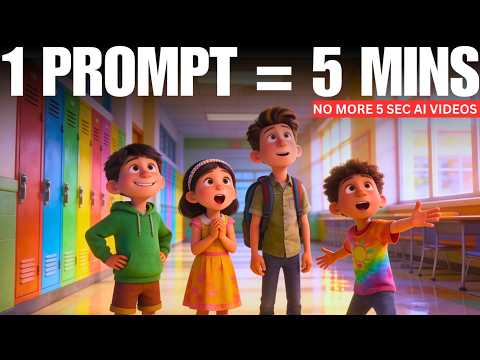 STOP making 10sec clips: CREATE 5 Mins AI Videos with ONE Prompt! (LumeFlow AI TUTORIAL)