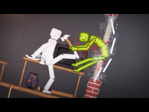 Melons Fight Against The People In People Playground