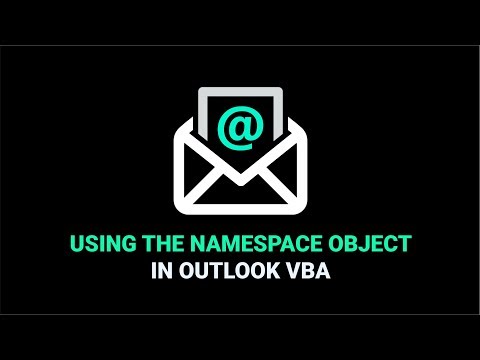Using the Namespace Object in Outlook VBA