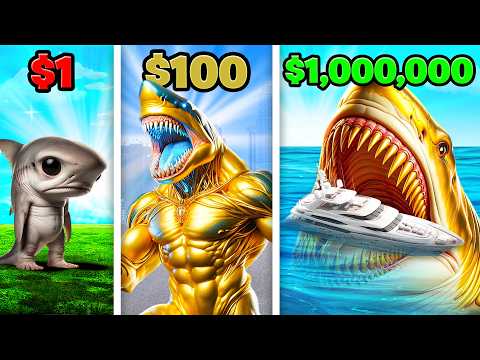 $1 To $1,000,000 MEGALODON In GTA 5!