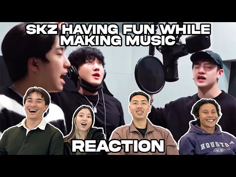 Stray Kids Having Fun While Making Music REACTION!!