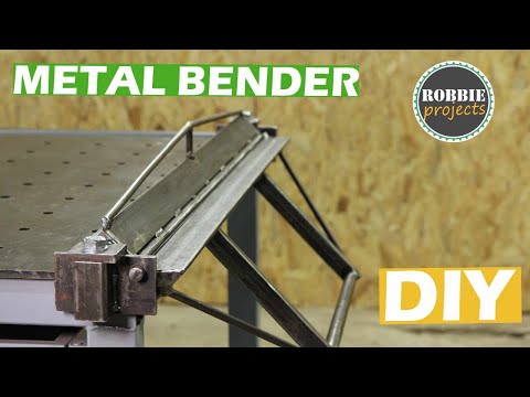 Homemade Sheet Metal Bender🔧[DIY]