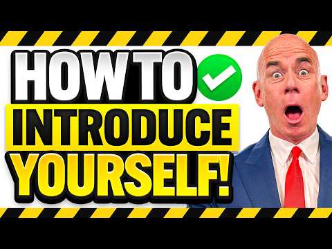 HOW TO INTRODUCE YOURSELF IN AN INTERVIEW | Tell Me About Yourself BEST ANSWER for 2026!