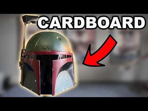 How I Made A Boba Fett Helmet (Out Of Cardboard)
