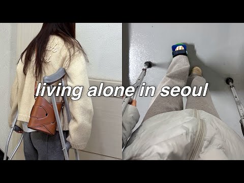 🦴 back at my parents’ place againㅣslipped disc & fractured footㅣI started eating meats