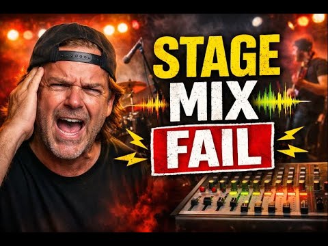 If your band's Stage Sound Mix Sucks: Here's How to Fix It