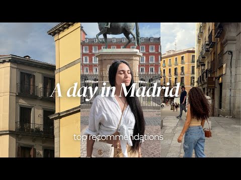 Madrid Vlog with rooftop, local market, restaurant, brunch and tourist recommendations!