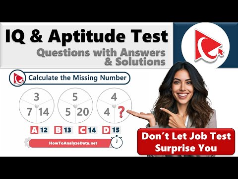 How To Pass JOB INTERVIEW IQ & APTITUDE TEST - Questions and Answers with Solutions
