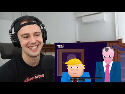 American Reacts to German TV Making Fun of Donald Trump (Heute Show)... so embarrassing