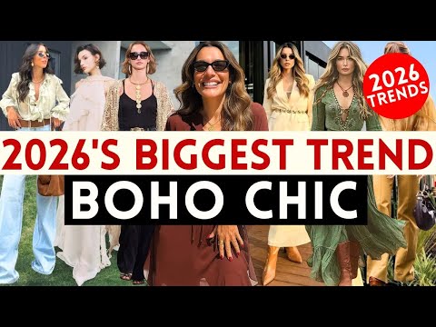🔴BOHO CHIC! 2026’S BIGGEST FASHION TREND YOU CAN’T MISS ! | Mia Moda