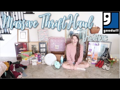 Massive Thrift Haul!  Talk About Gems. Goodwill Haul, Come Check Out My Goodies!