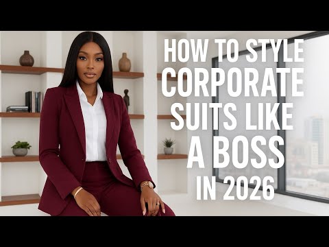 Styling corporate suits for women made easy in 2026 |The Inclusive Stitch Fashion 