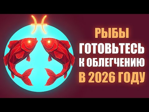 РЫБЫ ♓️ Узел судьбы уходит, начинается новая жизнь. 2026 — год вашего освобождения! Гороскоп