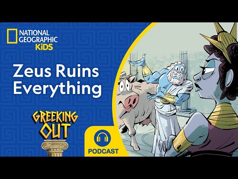 Myths of Jupiter's Moons ft. Rick Riordan | Greeking Out Podcast | NEW | S11 E1 | @natgeokids