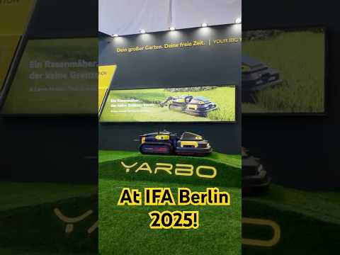 New Pro Mower Module From Yarbo at IFA Berlin 2025!