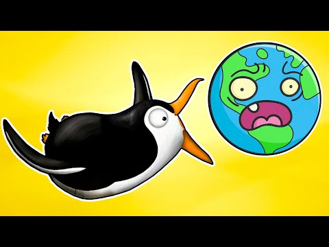 ПИНГВИН съел Землю будущего. ИГРА Tasty Planet Forever №7 на канале Хвостик ТВ