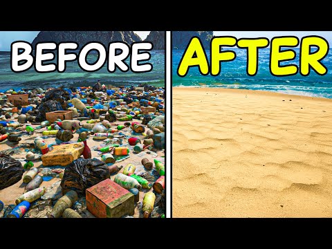 i picked up 156,195 pieces of trash to make my island beautiful again